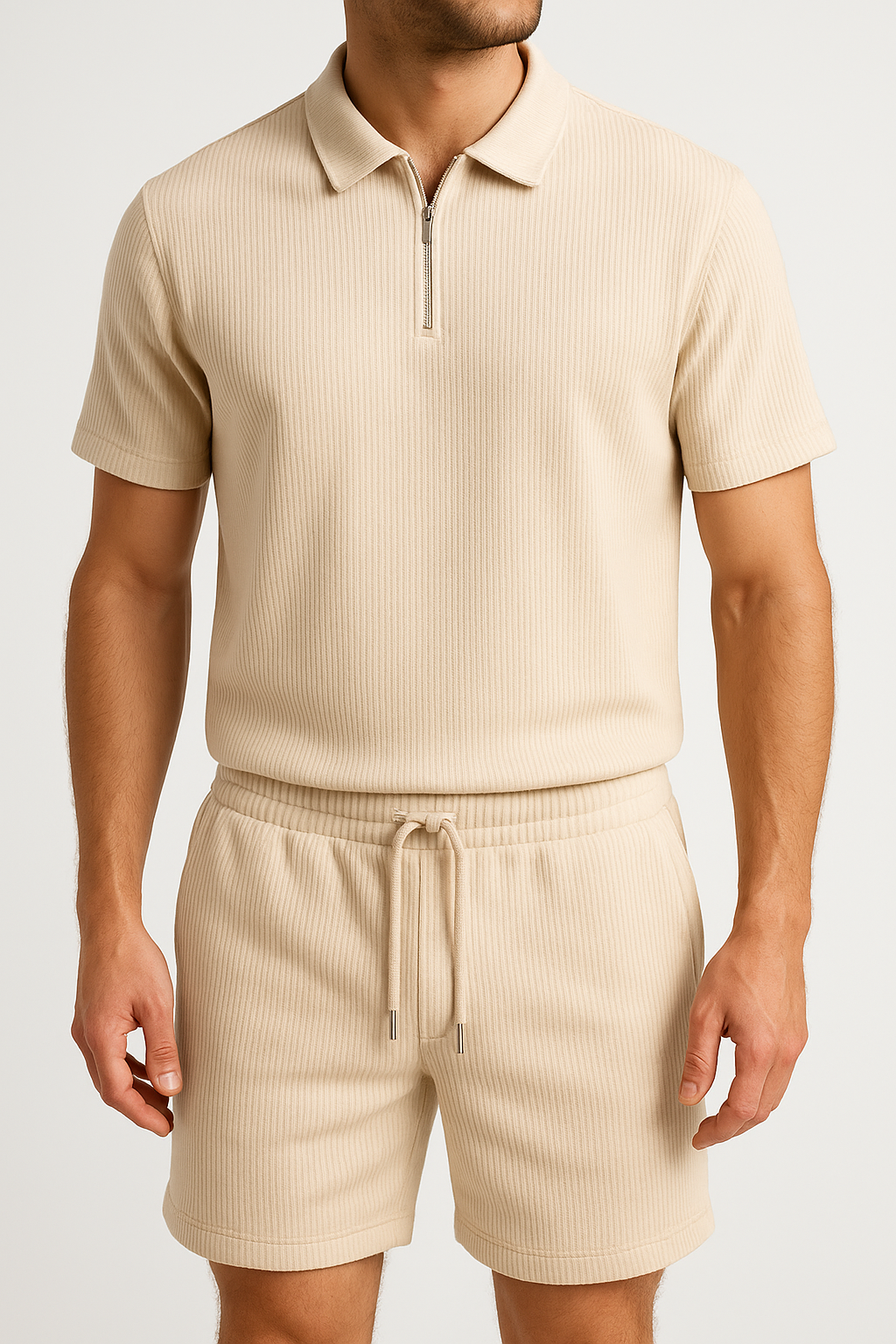 Ribbed Zipper Set