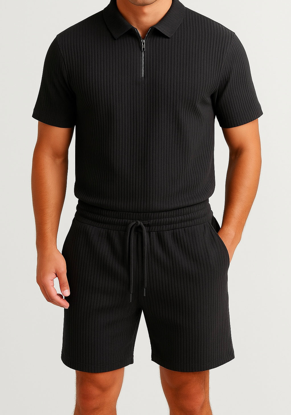 Ribbed Zipper Set