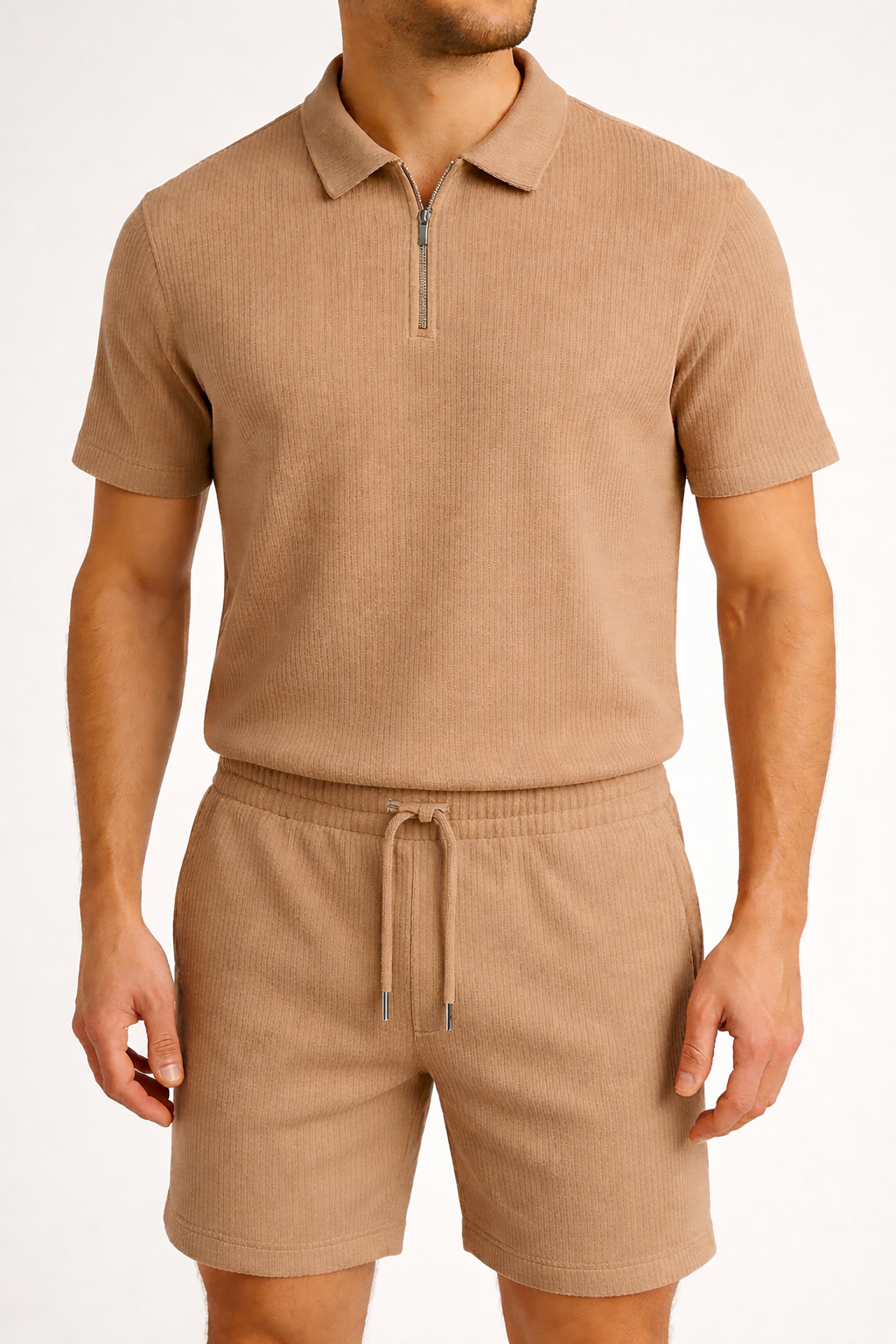 Ribbed Zipper Set