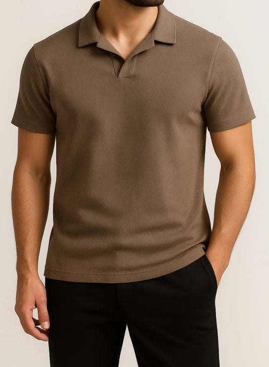 Textured Relaxed Polo